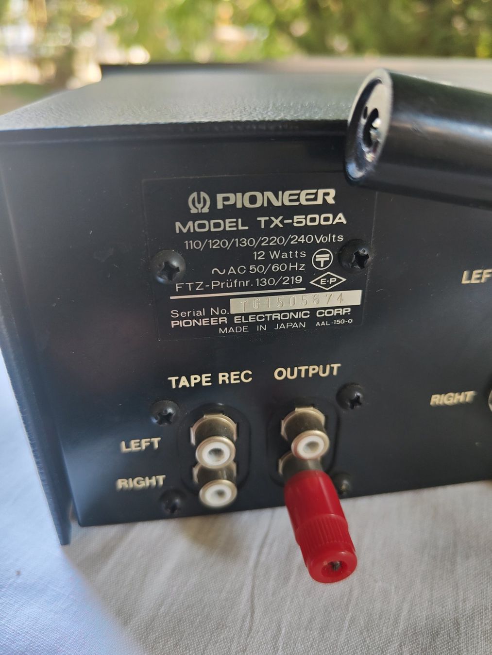 Pioneer Radio: PIONEER Stereo Turner Model TX 500 A – Usato da Belp venduto da mechtron 9