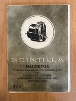 SCINTILLA Magnetos Typen PN4, PNR4, GN4, GN6, PNR6, MN6 A...