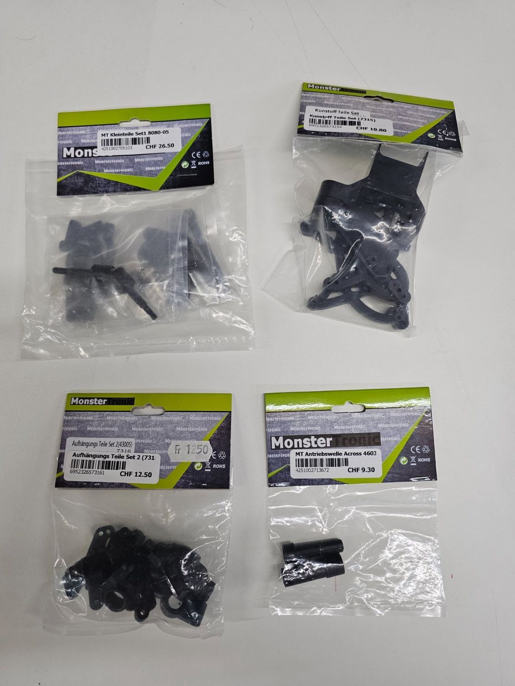 RC Modellbau: Diverse Monster Tronic Ersatzteile Set 7 – Neu und originalverpackt aus Rüti ZH von Madeira14