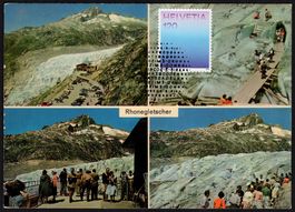 MK Farben der CH - Gletscherhöhlenblau, Rhonegletscher