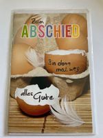 Zum Abschied Karte Glückwünsche Umschlag