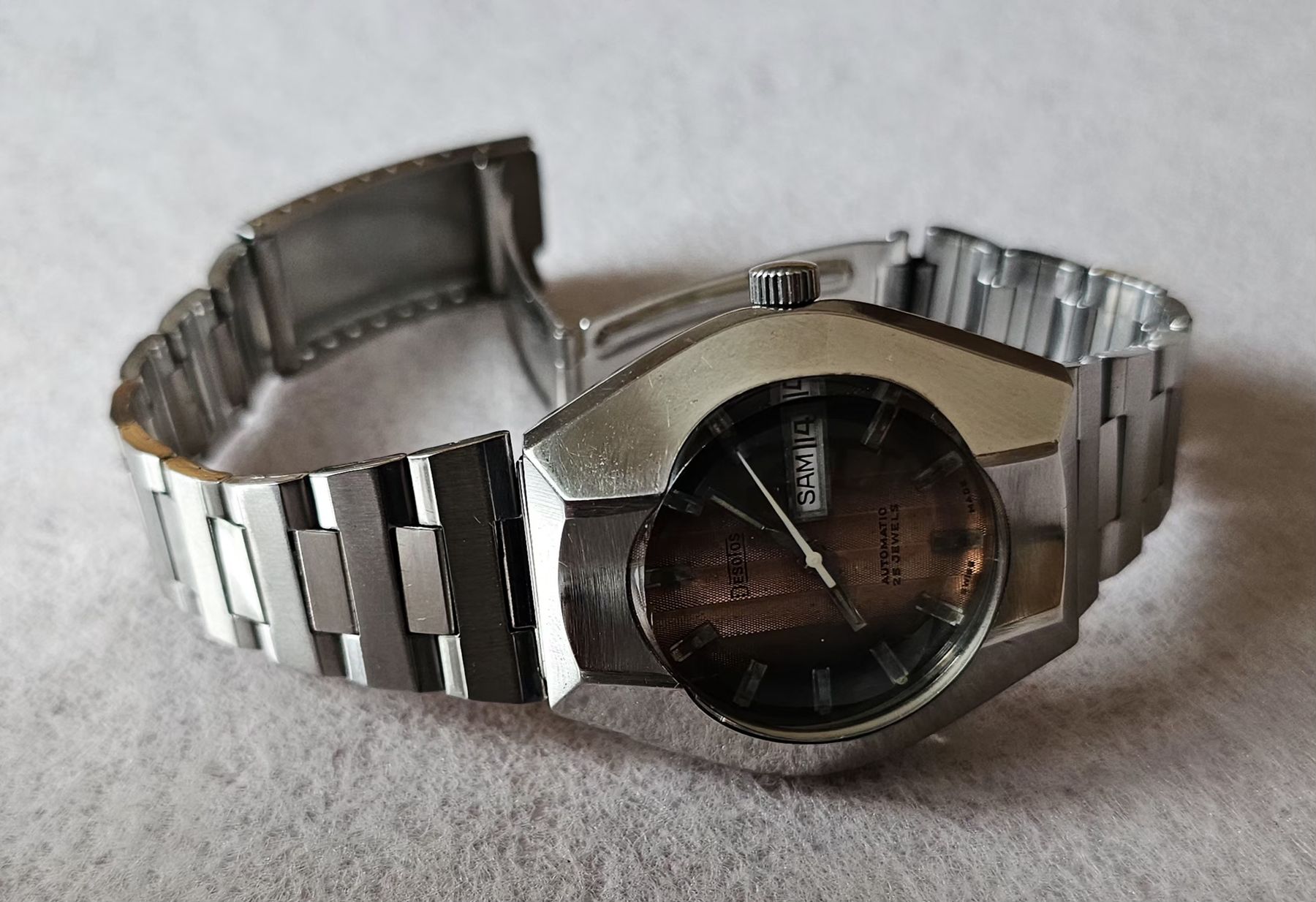 Uhren: DESOLOS Automatic Saphire Swiss Made Elegante Herrenuhr 39.7 – Gebraucht aus Speicher von Swisswtch 2