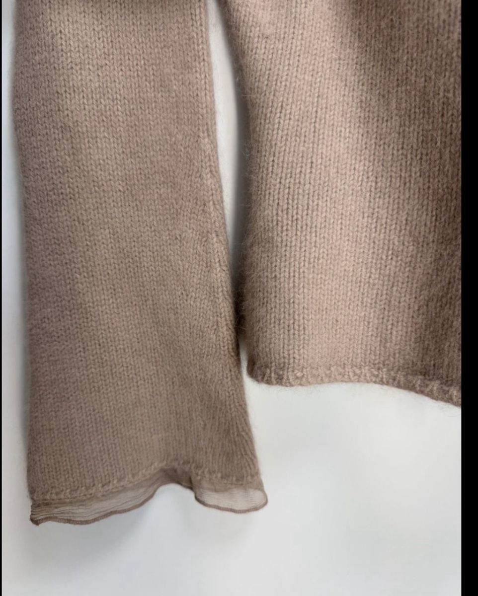 Giacche: Nougat Strickjacke Gr 36 mit Angora & Seide – Usato da jona venduto da paulan94 5
