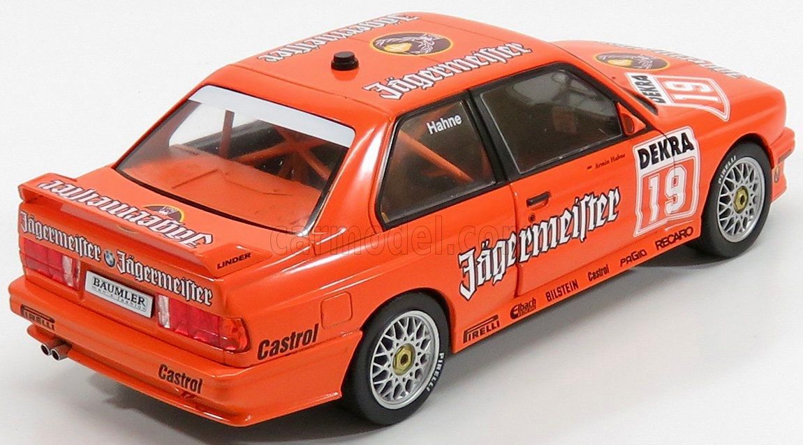 BMW Modellini d'auto: BMW E30 DTM JÄGERMEISTER, im Massstab 1:18 – Nuovo e nell'imballaggio originale da Erlenbach im Simmental venduto da Model_box 2