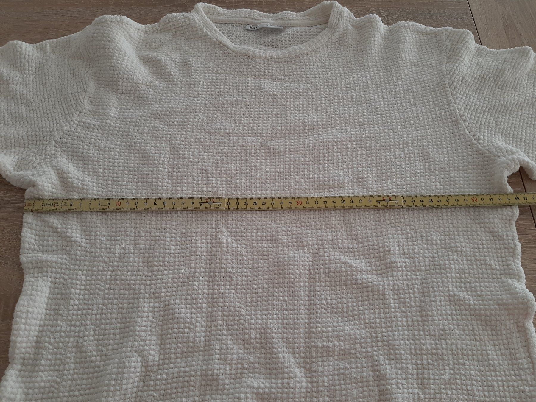 Zara Maglioni & Felpe: Kurzarm Pullover von ZARA Gr. S weiss – Usato da Menziken venduto da Rien1 2