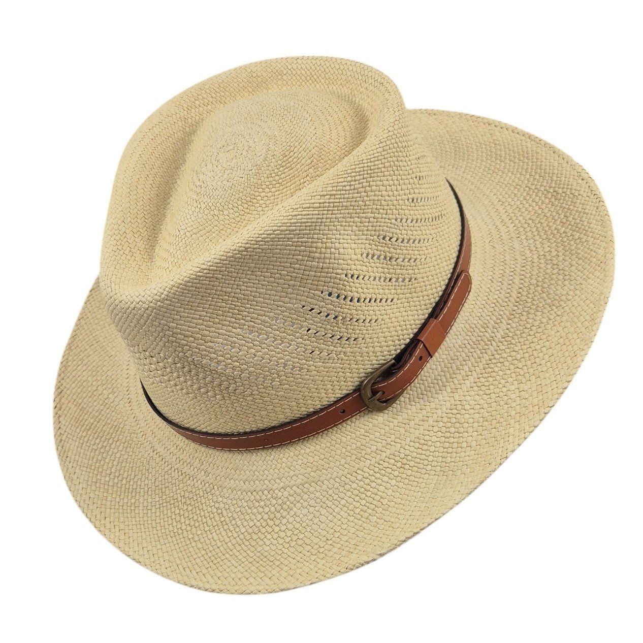 Copricapi, berretti & cappellini: Panama Hat Summit aus Stroh mit Lederband, Large 58/59cm – Nuovo e nell'imballaggio originale da Villnachern venduto da felixmoran