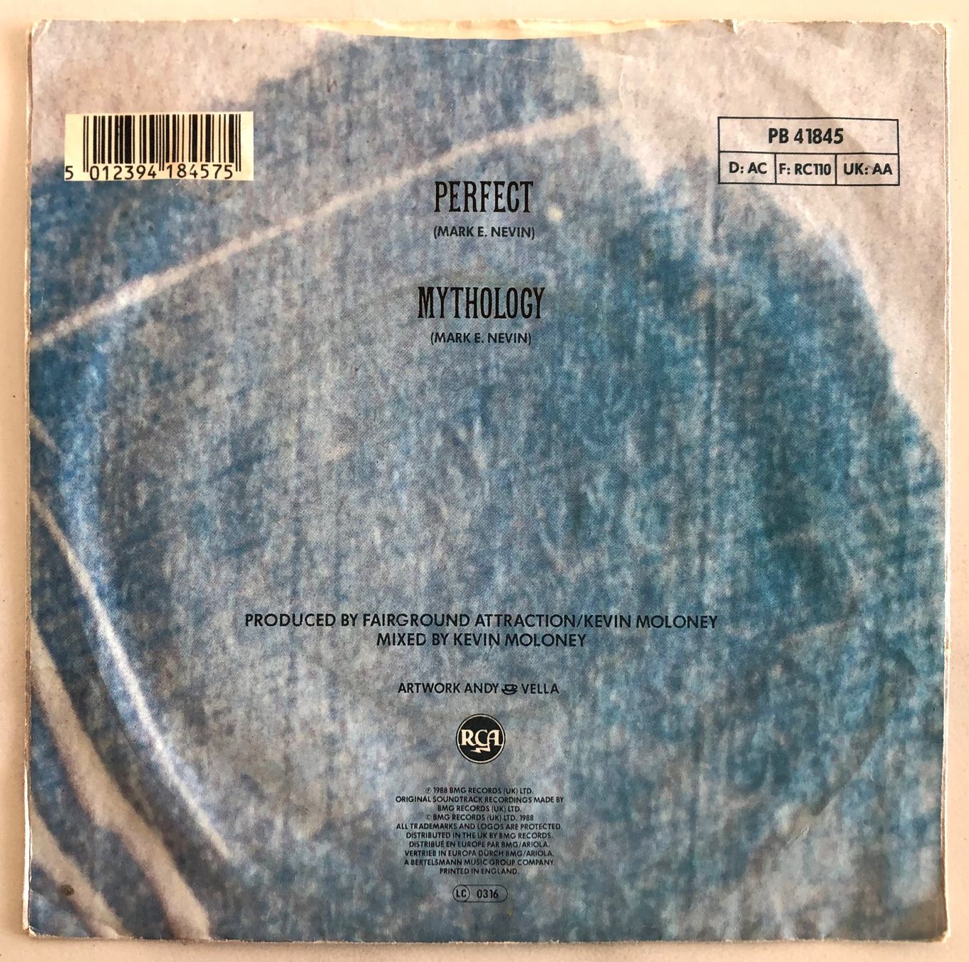 Dischi in vinile: FAIRGROUND ATTRACTION - PERFECT – Usato da Poliez-Pittet venduto da Newtown-Records 1
