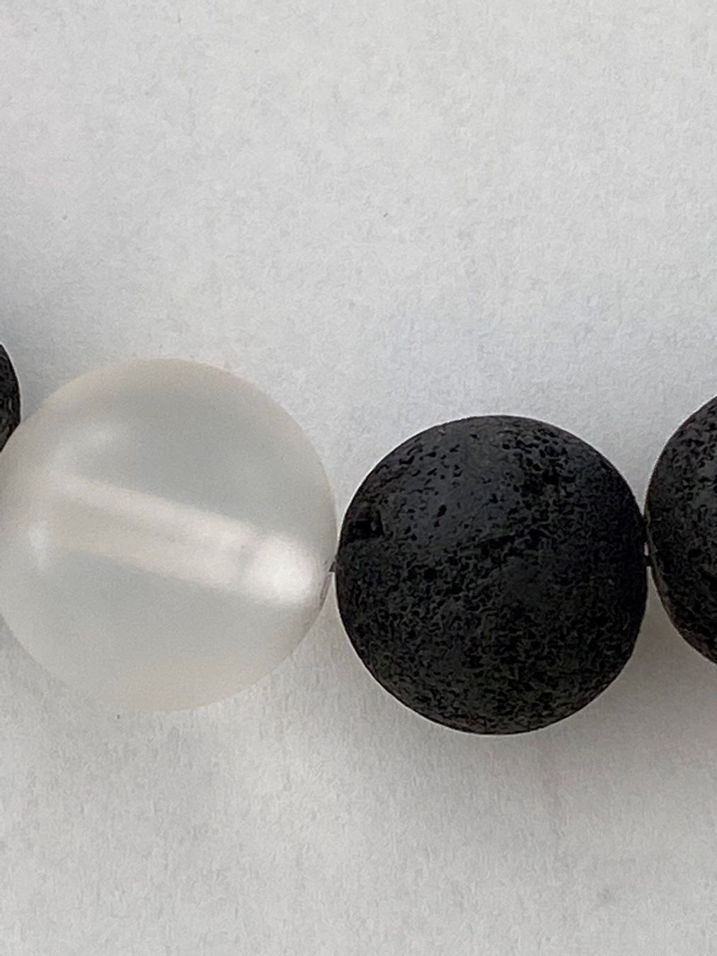 Catenine: Lavastein Kette mit 2 Paar Ohrstecker – Usato da Herzogenbuchsee venduto da ameise02 3
