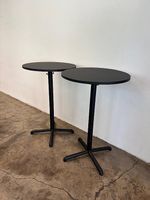 2x IKEA STENSELE Hochtisch schwarz, 105 cm (Preis für 2 Stk)