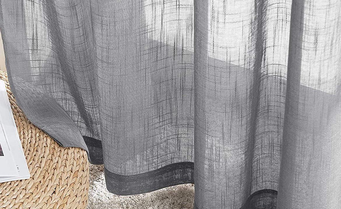 Tende: Vorhänge Leinenoptik 2er-Set BxH 140x160cm – Nuovo e nell'imballaggio originale da Adlikon b.Regensdorf venduto da MK-VORHANGSERVICE 4