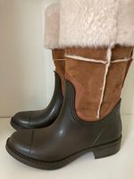 Damen Schuhe Gummi / Lammfell Gr.37 NEU