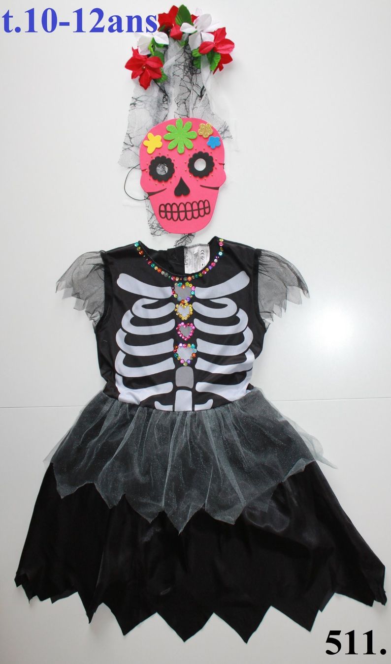 Kostüme: Costume squelette / Skelett t. 10 - 12 ans – Gebraucht aus Peseux von CoolShoping