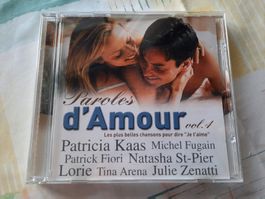 Cd Paroles d'amour ( Compilation )