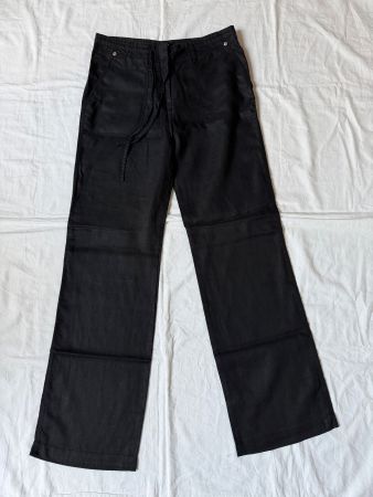 Essentiel Leinenhose schwarz, Gr. 34, NEU