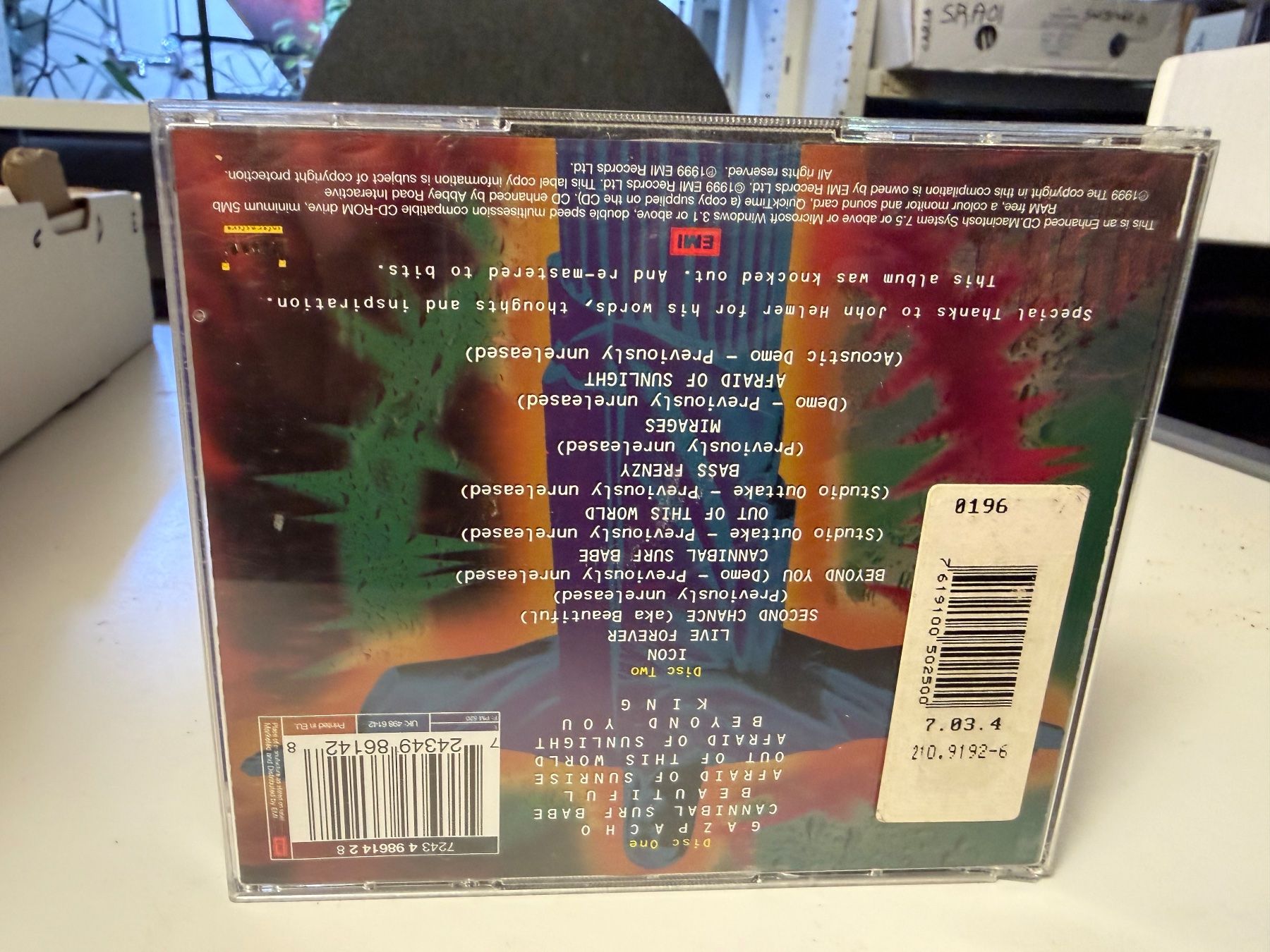 CDs: Marillion - Afraid Of Sunlight - HD23D – D'occasion à Küsnacht ZH par Jazztilldawn 1