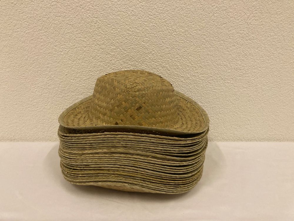 JOINPAYA 8 Stück Mini-Strohhüte Für Puppen – Beige Stoffhüte 5,7x5,7 Cm, Puppenhaus-Dekoration & Haarschmuck