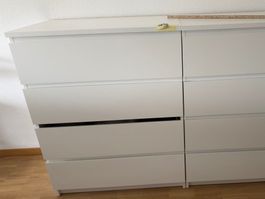 1× IKEA MALM Kommode, weiss