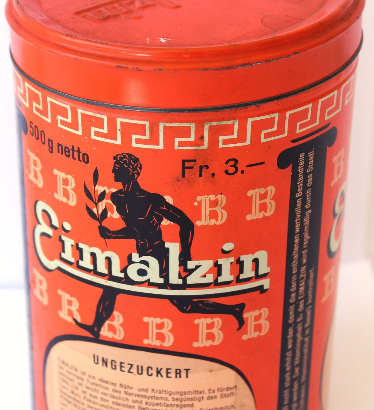 Barattoli: Vintage Eimalzin Blechdose Schweizer Malzgetränk Migros – Usato da Zürich venduto da Auctionata 4