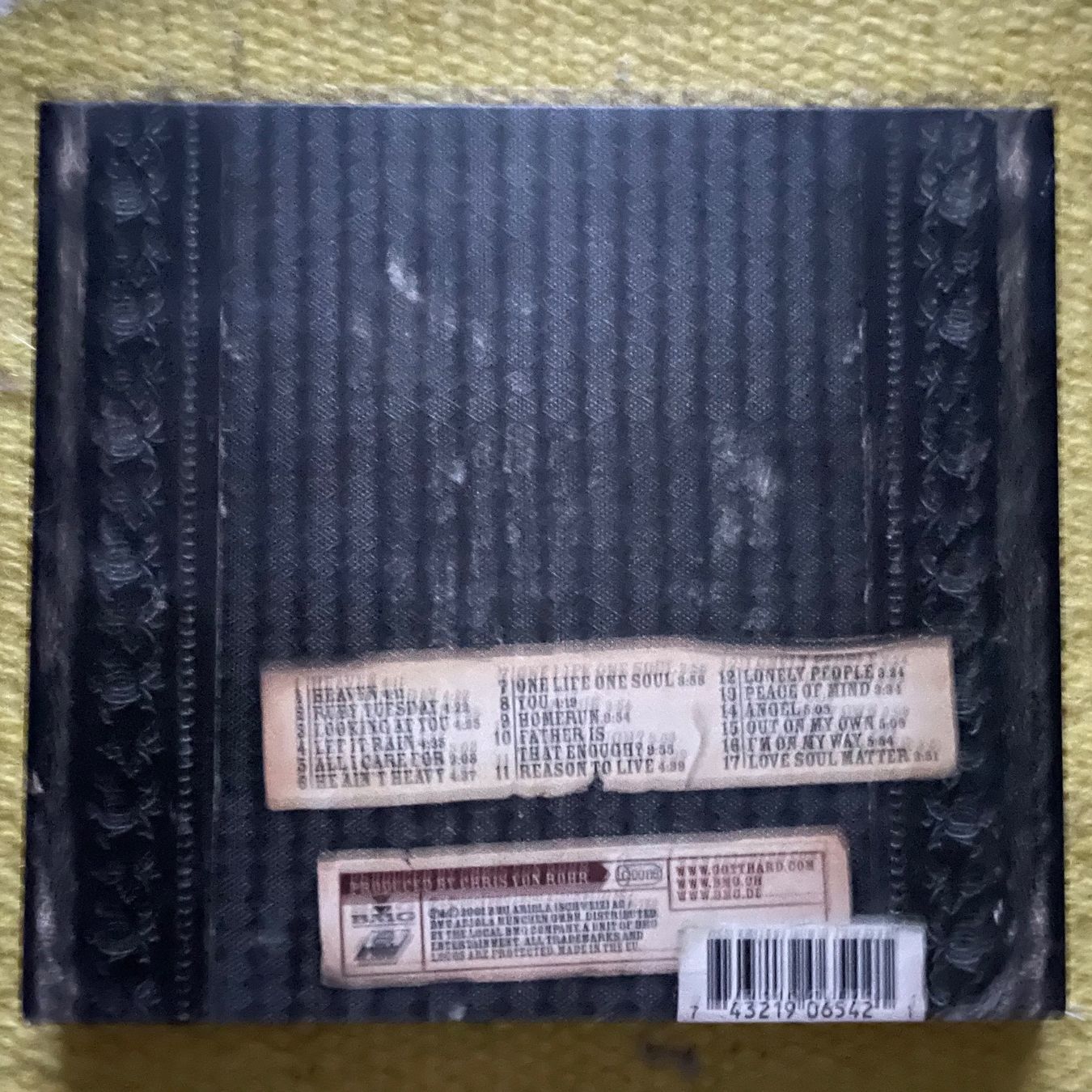 CDs: GOTTHARD-ONE LIFE ONE SOUL – Gebraucht aus Rorschacherberg von CD-Roli 1
