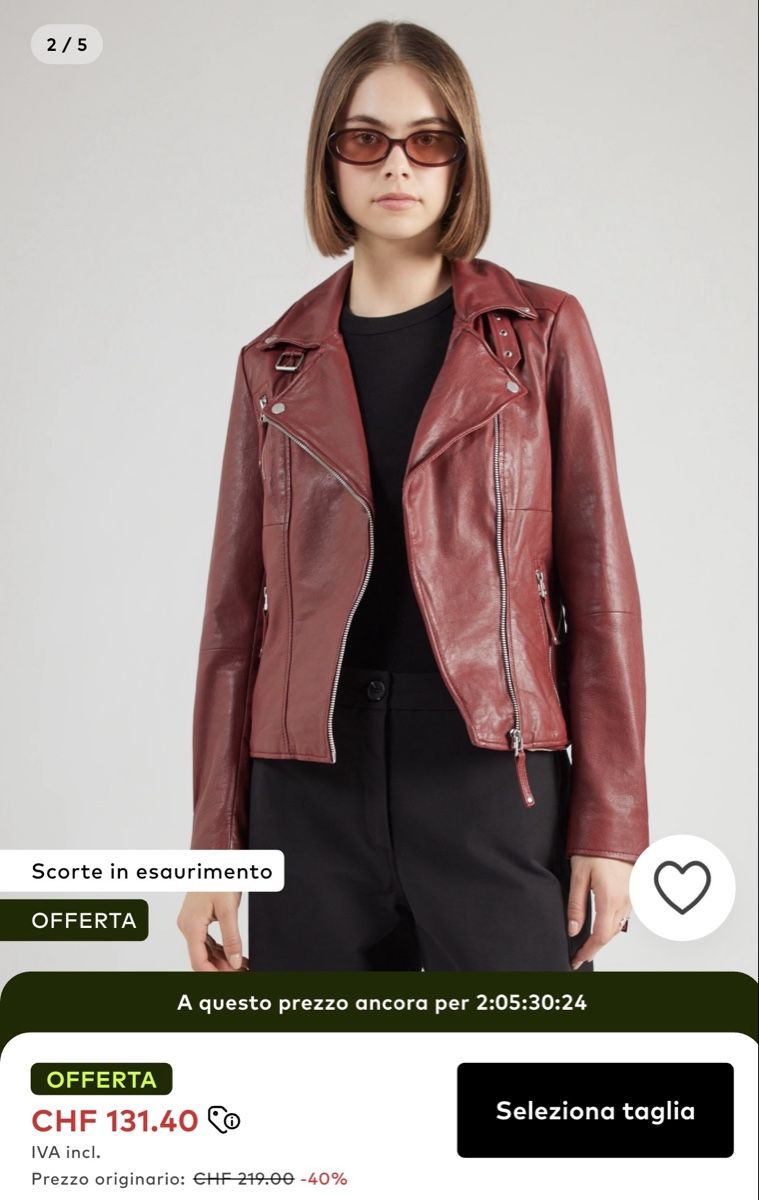 Vestes: Giacca pelle NUOVA – Neuf (Voir description) à Gravesano par mer_xc6b 4