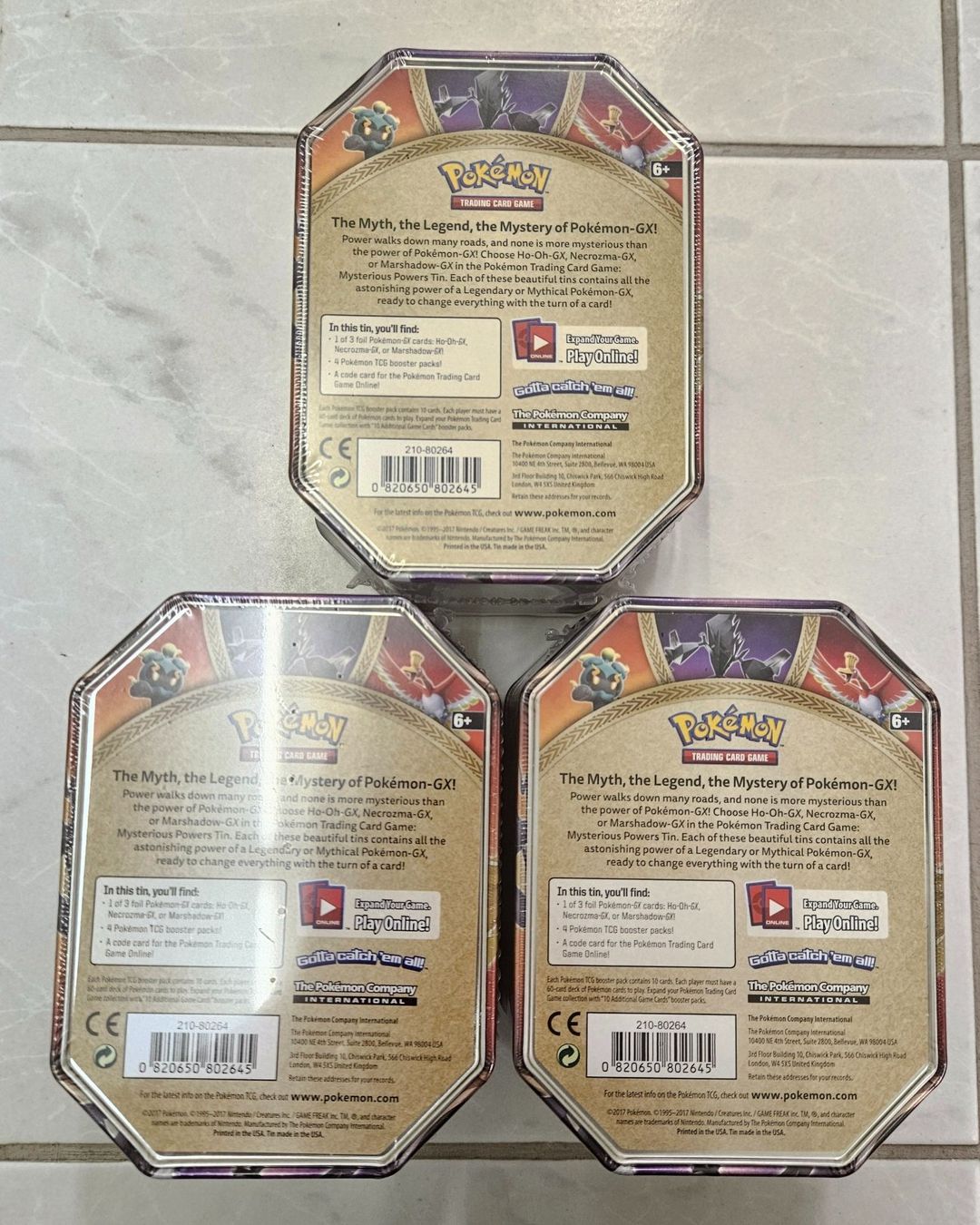 Pokémon Carte collezionabili: Pokémon Mysterious Powers Tin 3er Set – Nuovo e nell'imballaggio originale da Regensdorf venduto da 8Collect 1