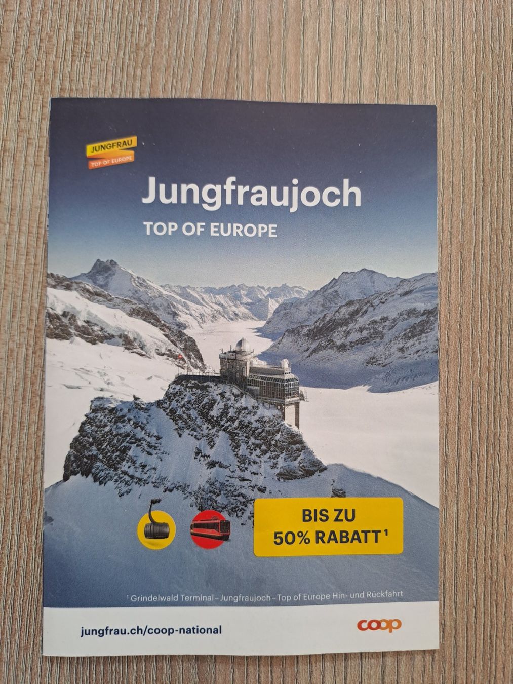 Buoni: Jungfraujoch Gutschein – Usato da Leissigen venduto da Wolkenlos0