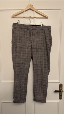 Slacks, kariert, Gr. 46/48