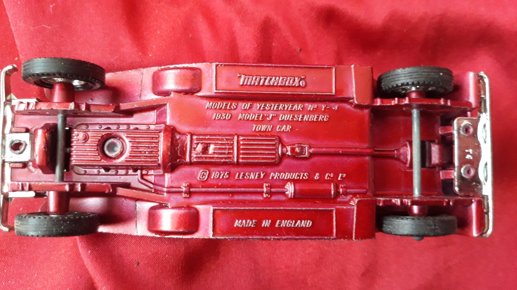 Matchbox Modellini d'auto: Matchbox Auto Sammlung 1975 Düsenberg 1973 RAF Tender Solido – Usato da Schleitheim venduto da petung 7