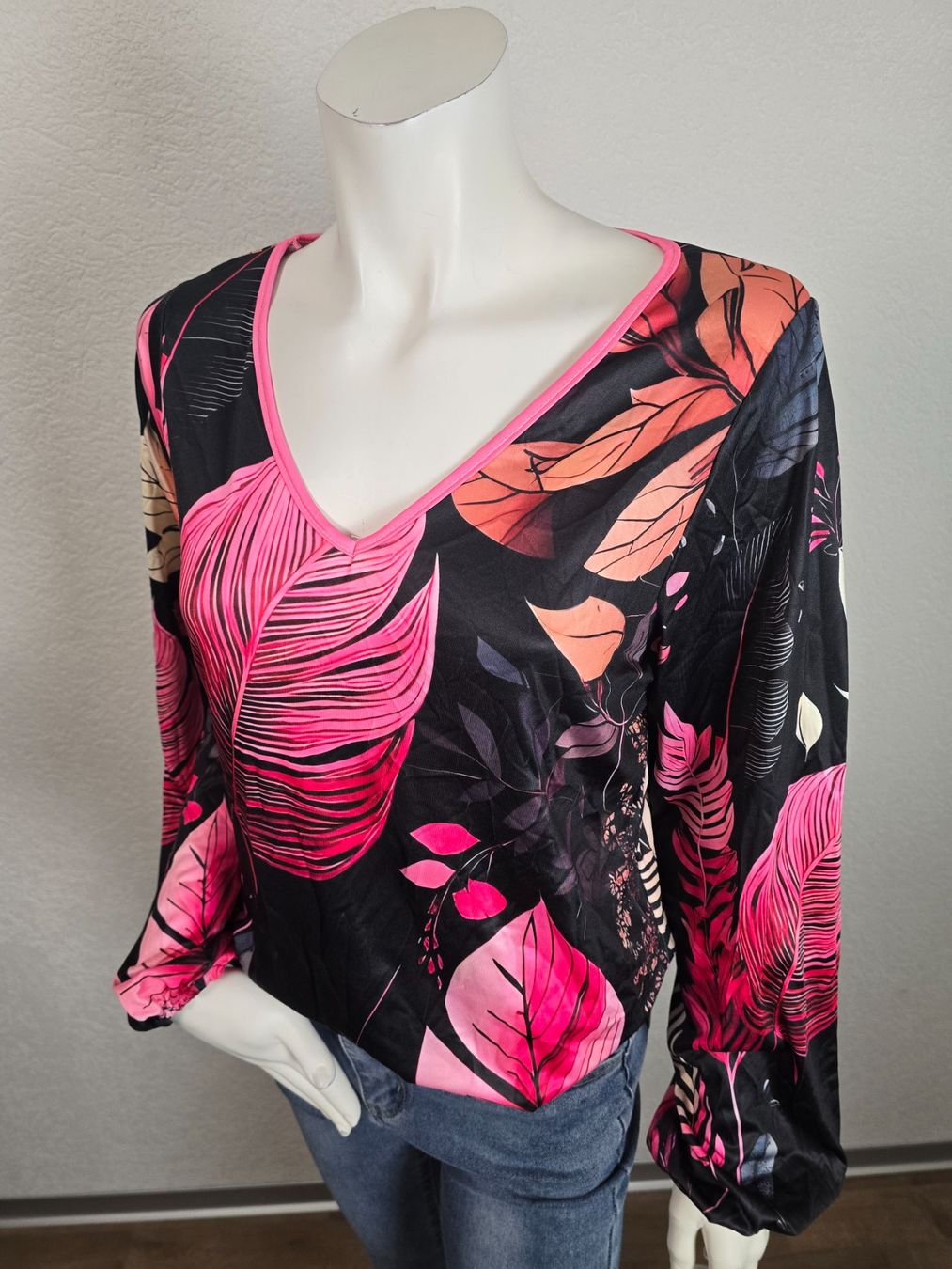 Camicette: Blouse Flowers T-M neuve – Nuovo e nell'imballaggio originale da Les Verrières venduto da kitel79 5