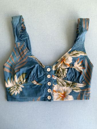 Tropical 🌴 cute crop top ! Taille S