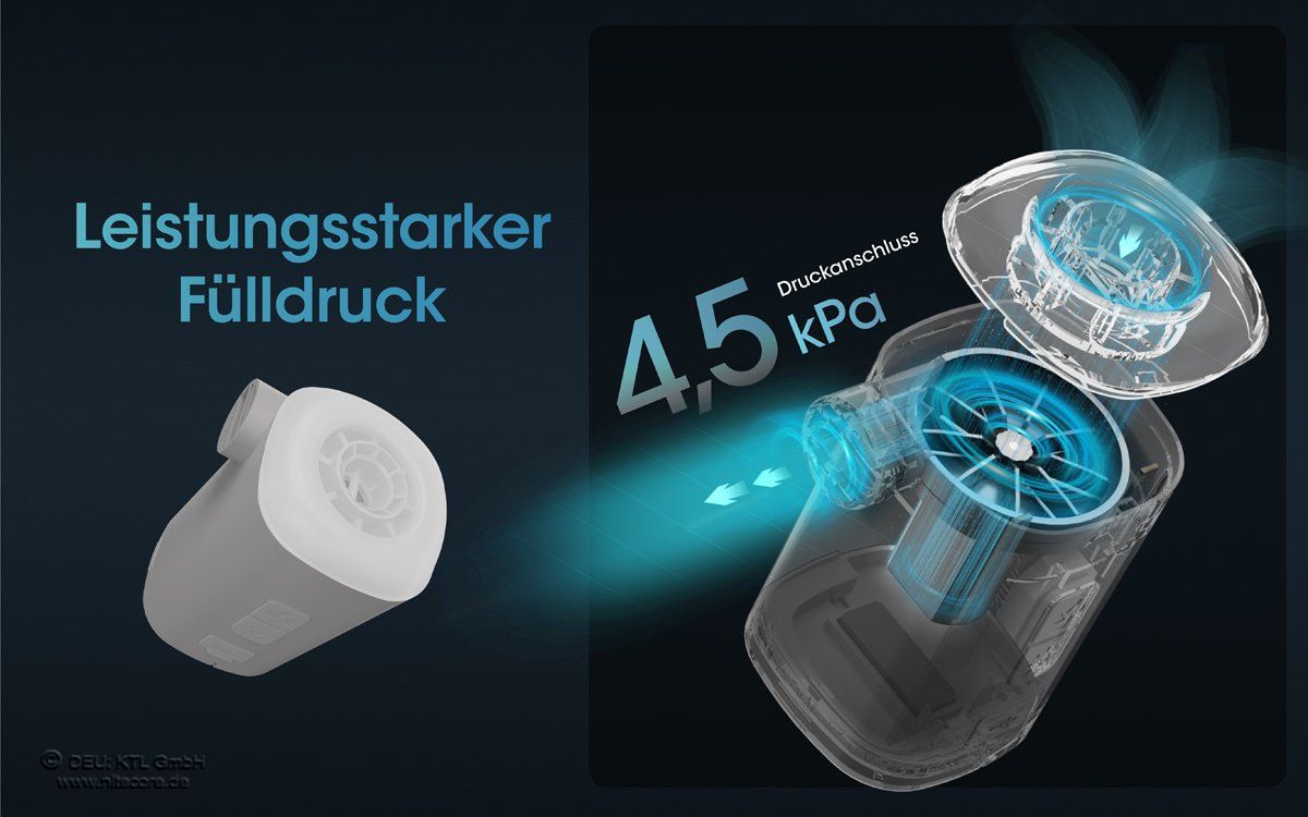 Laborzubehör: elektronische Luftpumpe, mit LED-Leuchte - Nitecore AP10 – Neu und originalverpackt aus Grüningen von Prolumin 3