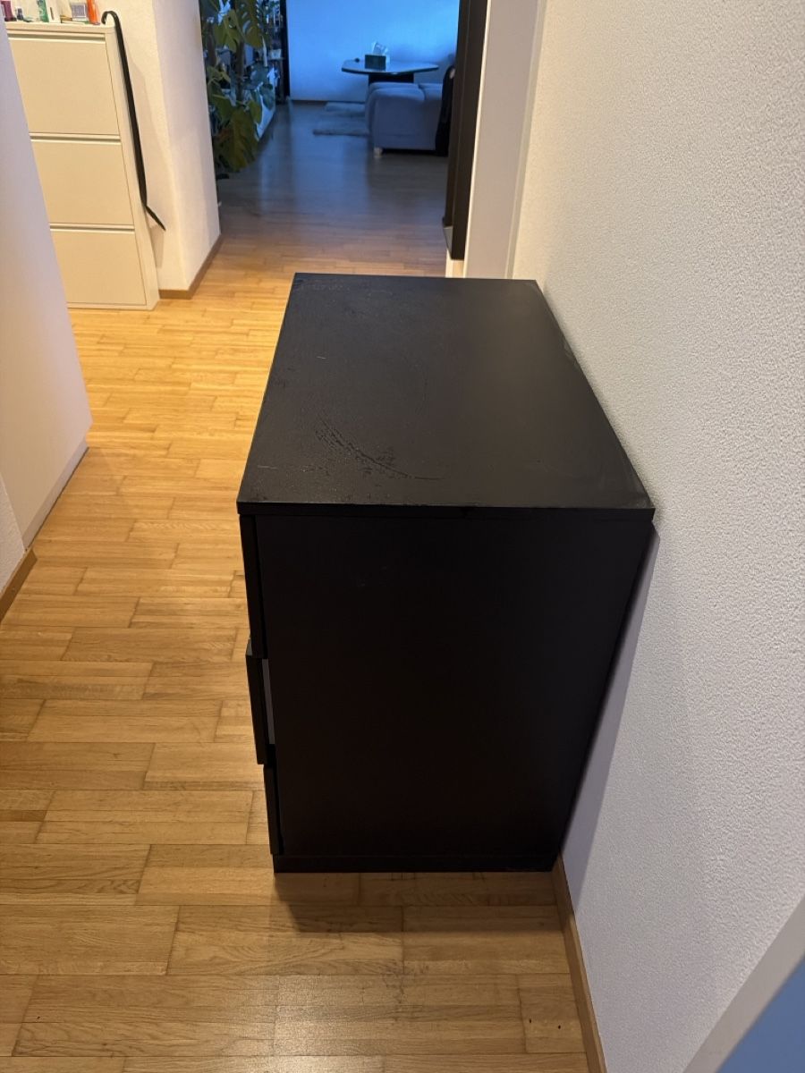 Ikea Cassettiere: Nordli Kommode mit 3 Schubladen, anthrazit  – Usato da Bonaduz venduto da laryxfary 2