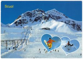 Scuol - 3 Bild AK