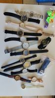 Lot Uhren diverse Marken, gebraucht, Batterie leer (2W1)
