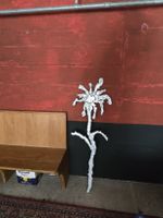 Objet décoratif fleur métal Max Baumgartner Worben