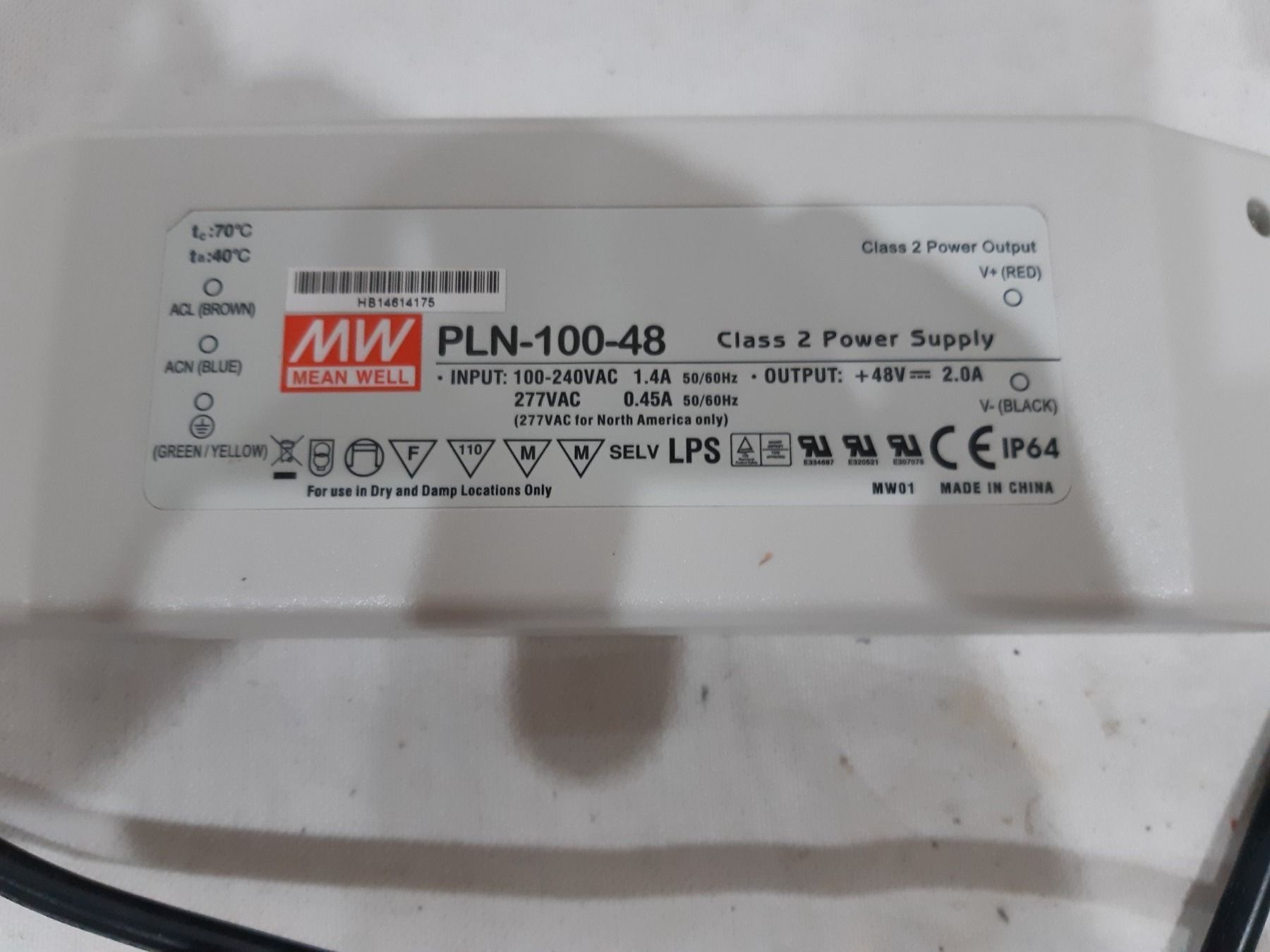 Componenti elettronici: MEAN WELL PLN-100-48 LED-Trafo, 2,0A – Nuovo e nell'imballaggio originale da Rheinau venduto da profitronic.shop 1