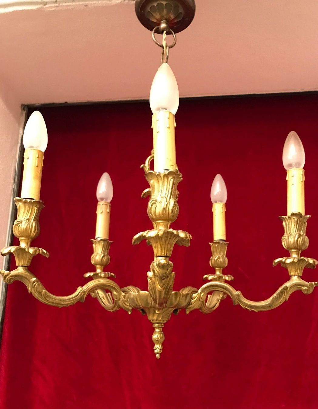 Lampadari & plafoniere: Bronze Deckenlampe  Top Zustand – Usato da Zürich venduto da Artnuvo 4