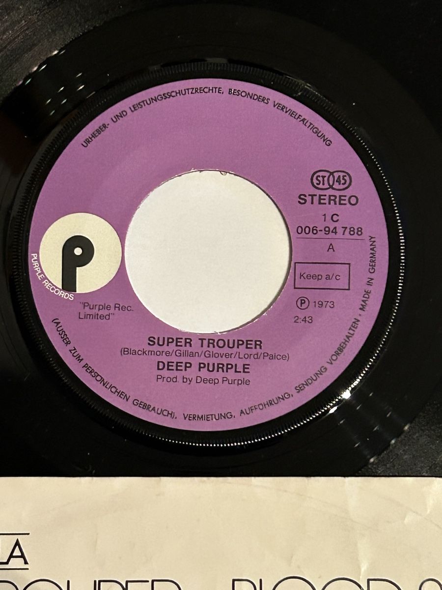 Dischi in vinile: Deep Purple. 1973. Super Trouper – Usato da Faulensee venduto da Mizuno06 1