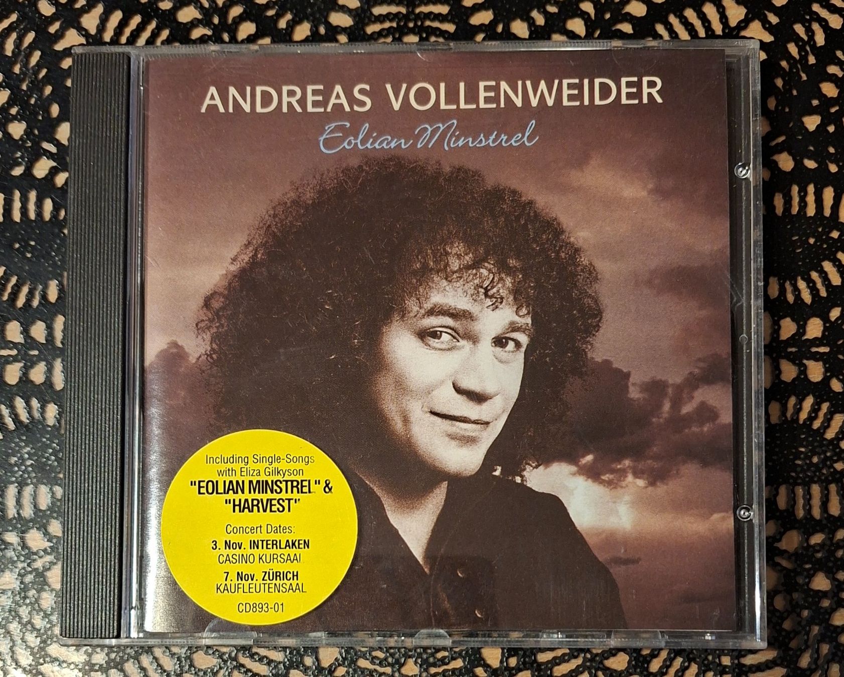 CD: Andreas Vollenweider - Eolian Minstrel, CH Pop CD 1995 – Usato da Schönenberg TG venduto da Gregolino76
