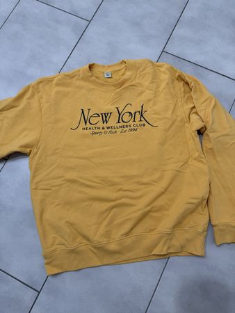 Sweatshirt Sporty & Rich New York gelb Gr. M