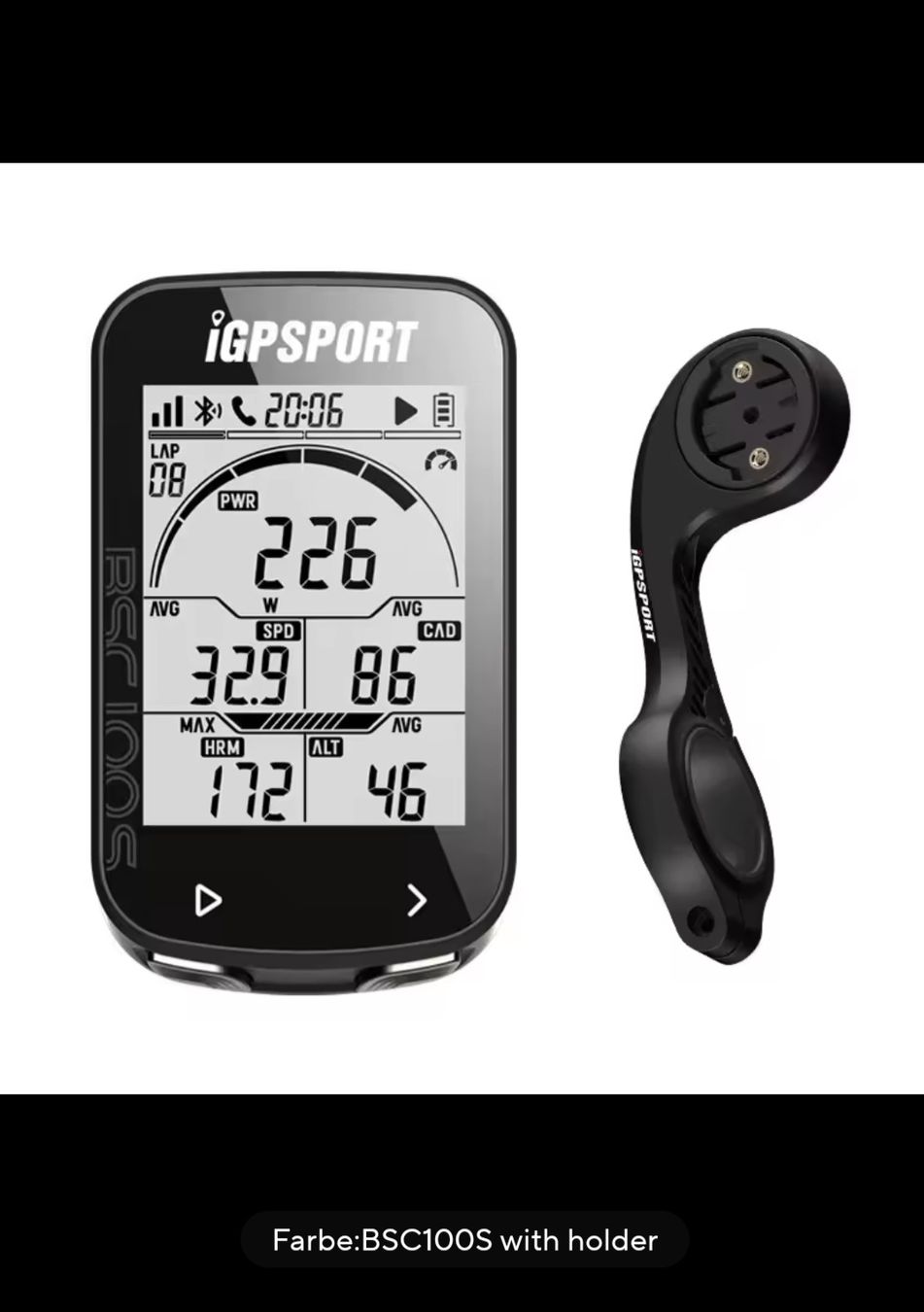 GPS & Strumenti di misurazione: GPS-Fahrradcomputer IGPSPORT BSC100S – Nuovo e nell'imballaggio originale da Basel venduto da bs63