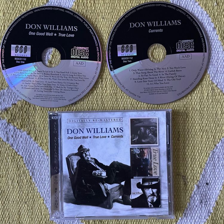 DON WILLIAMS2CD ONE GOOD WELL/TRUE LOVE/CURRENTS Kaufen auf Ricardo