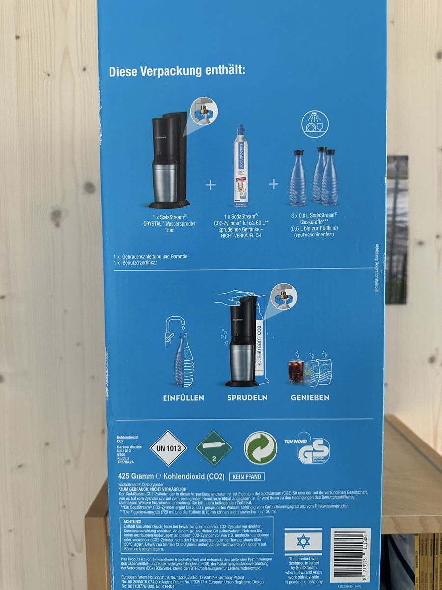 Sodastream Elettrodomestici da cucina: Sodastream Crystal, wie neu – Nuovo (secondo la descrizione) da Zürich venduto da rewelf 3