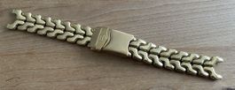 TAG Heuer 439 Echtgold vergoldetes Edelstahl Armband
