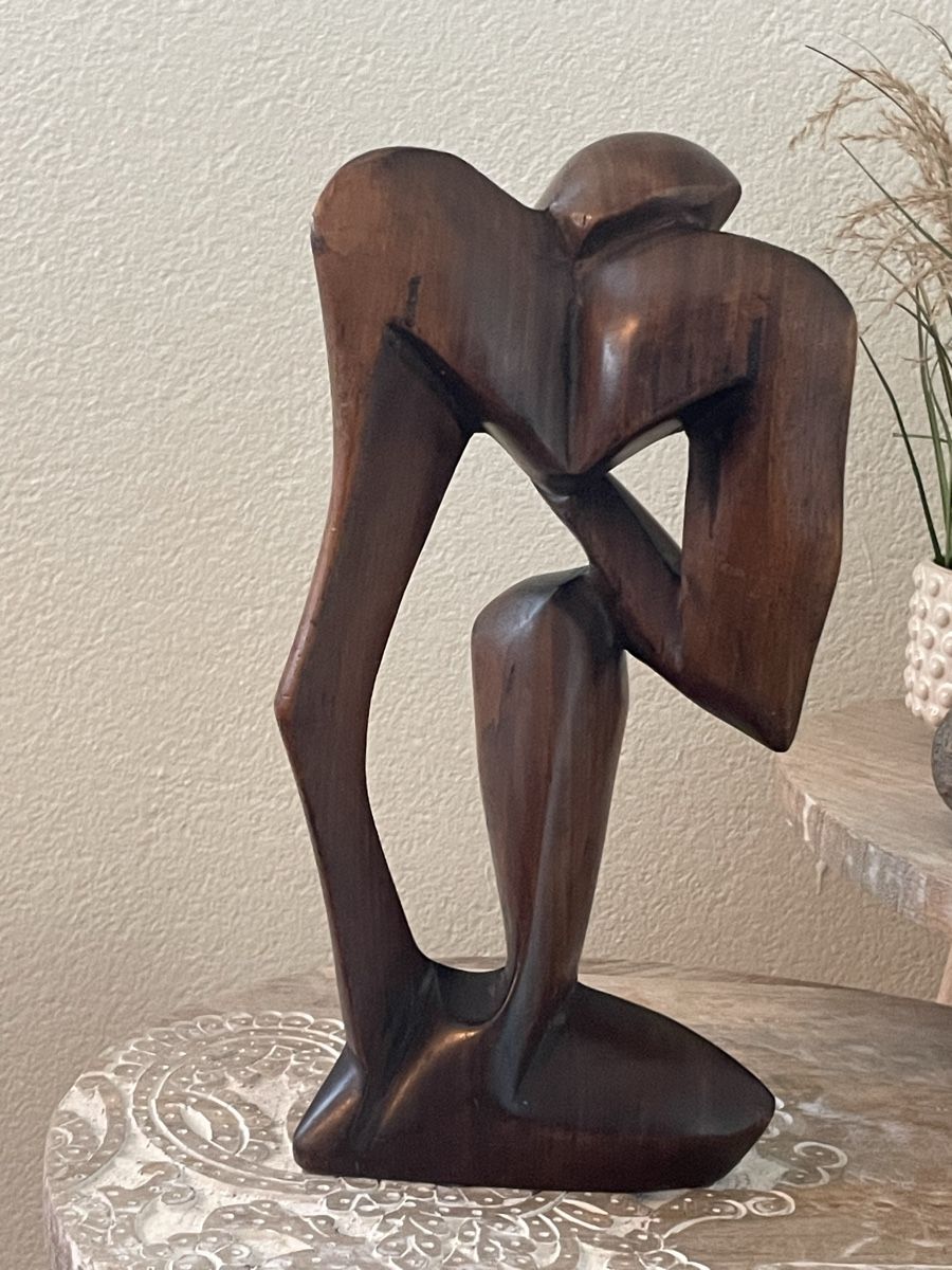 Sculture & Statue: Holzfigur "Der Denker" Deko – Usato da Grüningen venduto da iMan74 1
