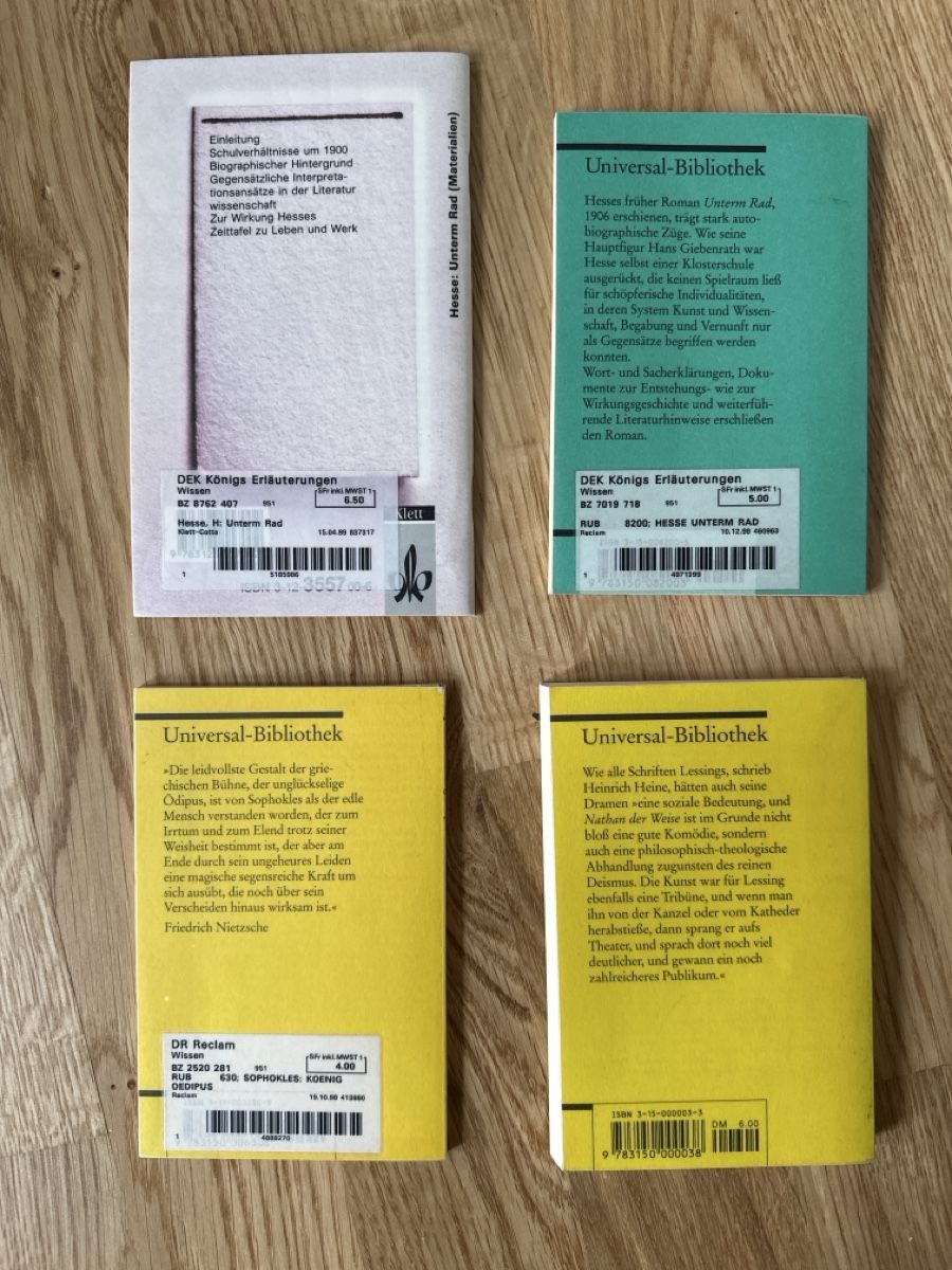 Libri: Hermann Hesse, Sophokles, Lessing - Klassiker Paket – Usato da Rümlang venduto da Laufgitter01 1