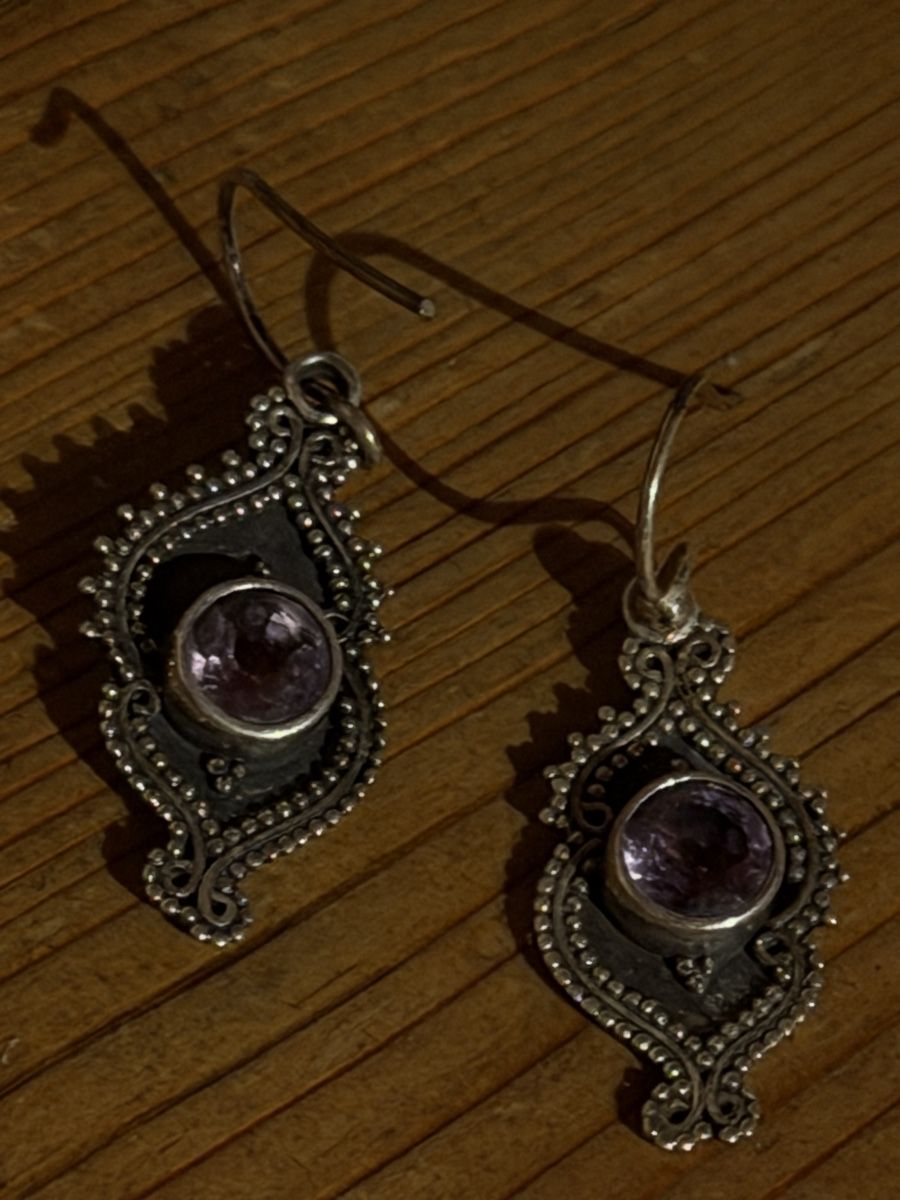 Ohrringe & -stecker: Amethyst Ohrringe – Gebraucht aus Donat von troja007