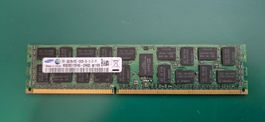 4 GB Ram Samsung, PC3-10600R, DDR3 ECC Registered,für Server