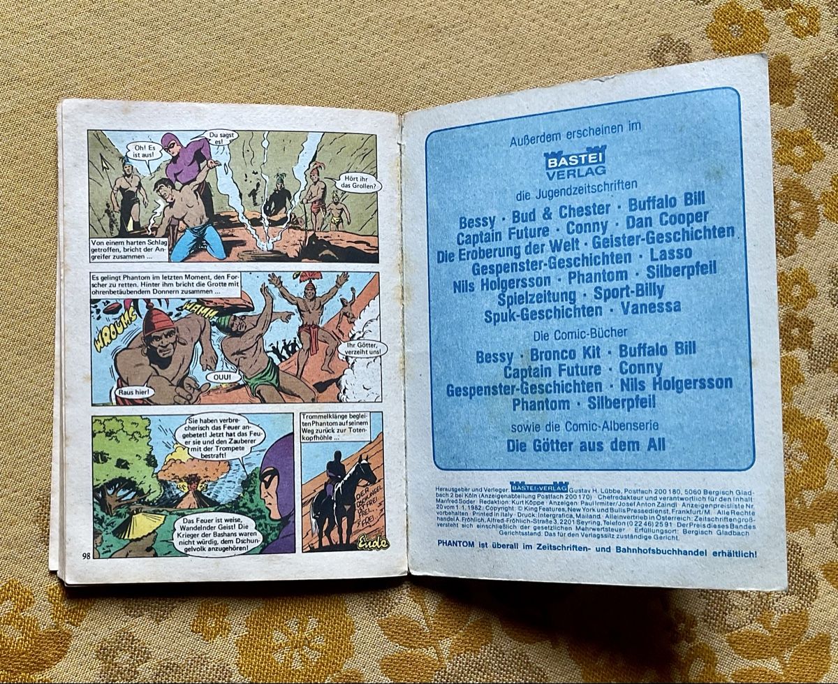 BD: Phantom Taschenbuch Nr 13 von 1982 ? – D'occasion à Endingen par nathan05 8