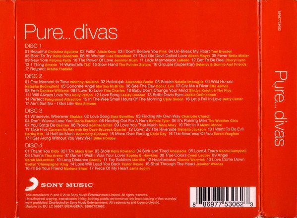 CDs: Diverse:  Pure - Divas - 4CD – Neu und originalverpackt aus Steinhausen von Vilivinili 1